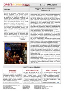 Immagine OperaPrima News n 11